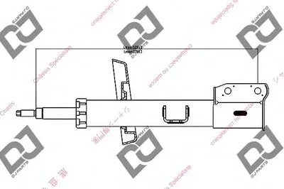Амортизатор DJ PARTS купить