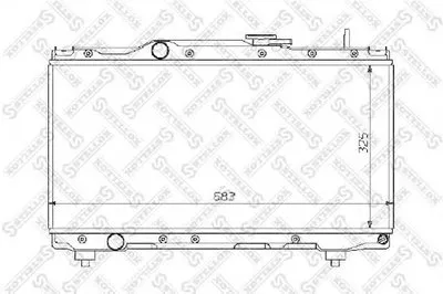 Радиатор, охлаждение двигателя STELLOX купить