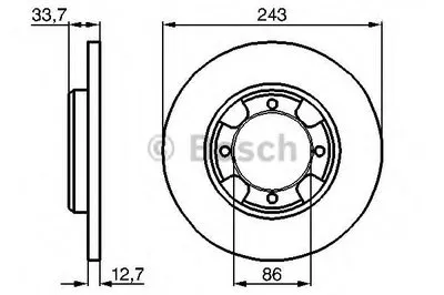 Тормозной диск BOSCH купить