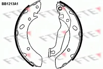 Комплект тормозных колодок FTE купить