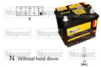 Стартерная аккумуляторная батарея Moprod QUINTON HAZELL купить
