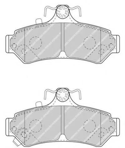 Комплект тормозных колодок, дисковый тормоз PREMIER FERODO купить