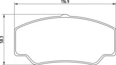 Комплект тормозных колодок, дисковый тормоз MAGNETI MARELLI купить