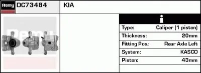 Тормозной суппорт Remanufactured REMY (Multiline) DELCO REMY купить