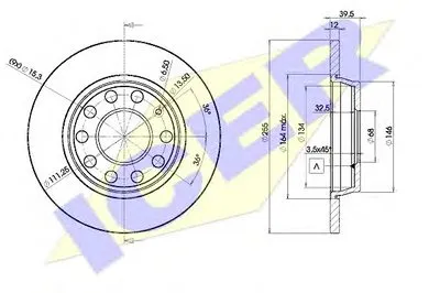 Тормозной диск ICER купить