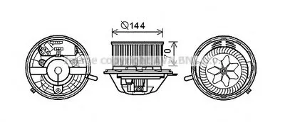 Электродвигатель, вентиляция салона AVA QUALITY COOLING купить
