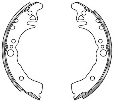 Комплект тормозных колодок ADVANCE OPEN PARTS купить