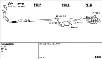 Система выпуска ОГ FENNO купить