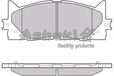 Комплект тормозных колодок, дисковый тормоз ASHUKI купить