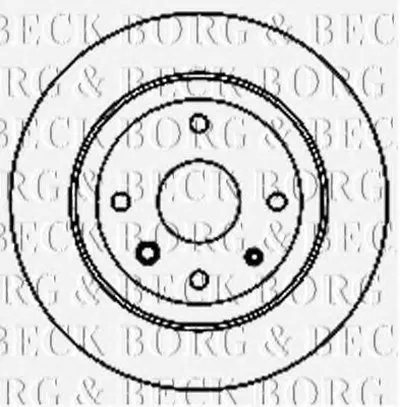 Тормозной диск BORG & BECK купить
