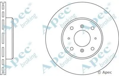 Тормозной диск APEC braking купить