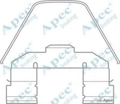 Комплектующие, тормозные колодки APEC braking купить