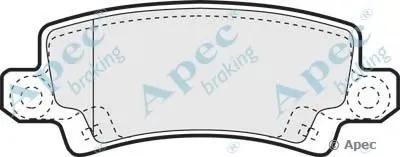 Комплект тормозных колодок, дисковый тормоз APEC braking купить