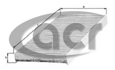 Фильтр, воздух во внутренном пространстве ACR купить