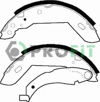 Комплект тормозных колодок PROFIT купить