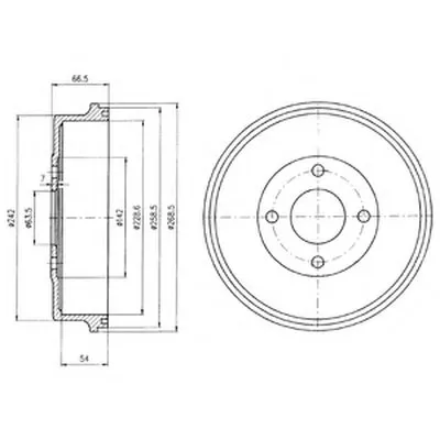 Тормозной барабан DELPHI купить