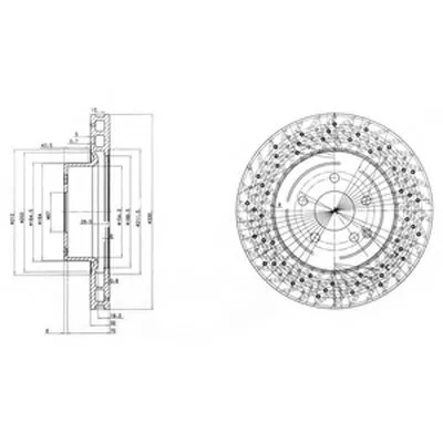 Тормозной диск DELPHI купить