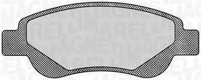 Комплект тормозных колодок, дисковый тормоз MAGNETI MARELLI купить