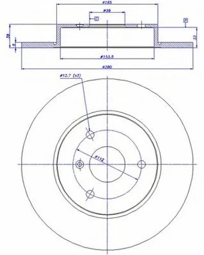 Тормозной диск HC CAR купить
