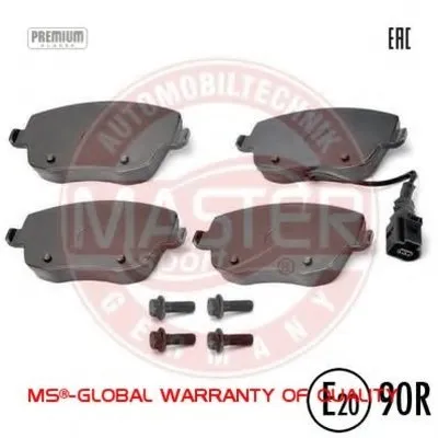 Комплект тормозных колодок, дисковый тормоз Anti-Noise MASTER-SPORT купить