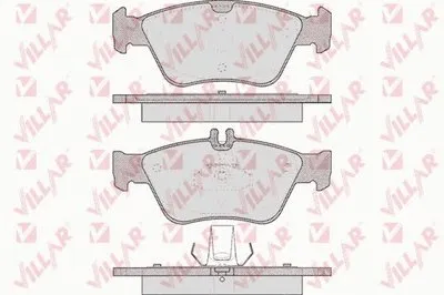 Комплект тормозных колодок, дисковый тормоз VILLAR купить