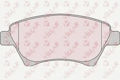 Комплект тормозных колодок, дисковый тормоз VILLAR купить