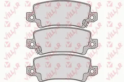 Комплект тормозных колодок, дисковый тормоз VILLAR купить