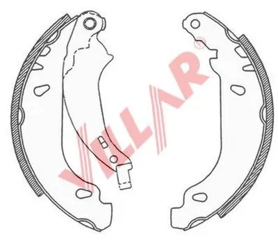 Комплект тормозных колодок VILLAR купить