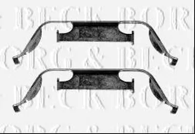 Комплектующие, колодки дискового тормоза BORG & BECK купить