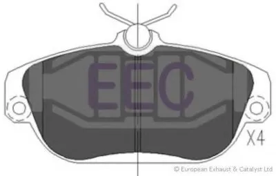 Комплект тормозных колодок, дисковый тормоз EEC купить