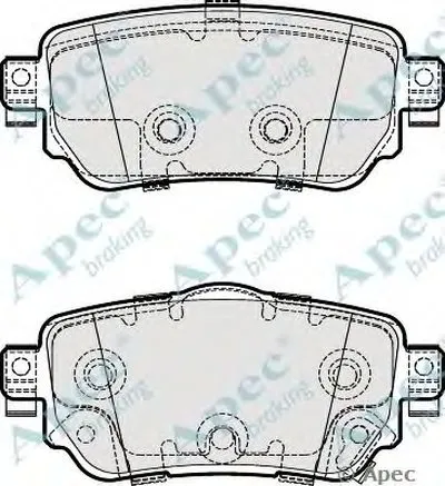 Комплект тормозных колодок, дисковый тормоз APEC braking купить