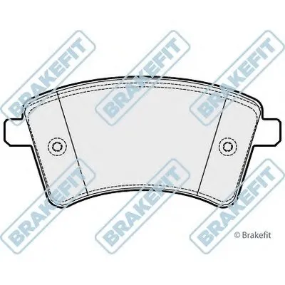 Комплект тормозных колодок, дисковый тормоз Brake Fit APEC braking купить