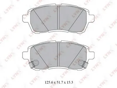 Комплект тормозных колодок, дисковый тормоз LYNXauto купить