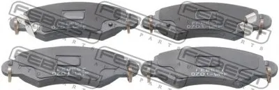 Комплект тормозных колодок, дисковый тормоз FEBEST купить