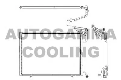 Конденсатор, кондиционер AUTOGAMMA купить
