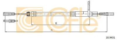 Трос, стояночная тормозная система COFLE купить