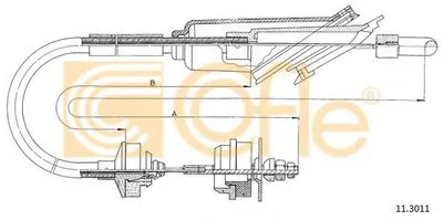Тросик сцепления COFLE купить