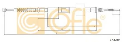 Трос, стояночная тормозная система COFLE купить