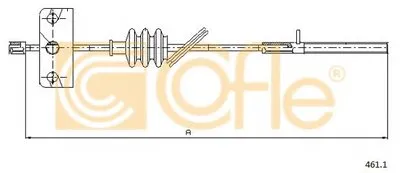 Трос, стояночная тормозная система COFLE купить