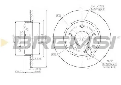 Тормозной диск BREMSI купить
