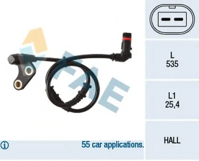 Датчик, частота вращения колеса FAE купить