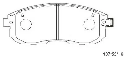 Комплект тормозных колодок, дисковый тормоз ASIMCO купить