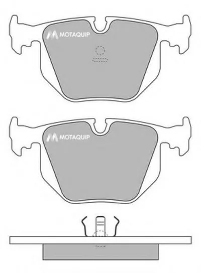 Комплект тормозных колодок, дисковый тормоз MOTAQUIP купить