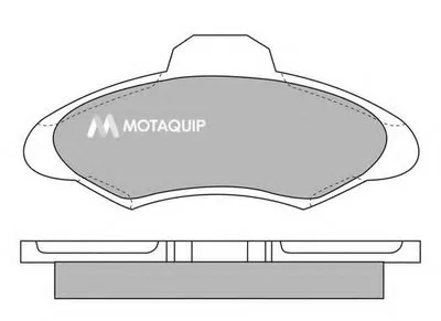 Комплект тормозных колодок, дисковый тормоз MOTAQUIP купить