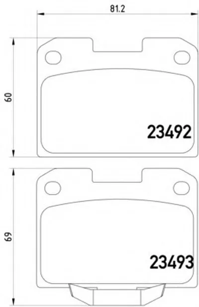 Комплект тормозных колодок, дисковый тормоз HELLA купить