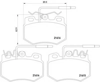 Комплект тормозных колодок, дисковый тормоз HELLA купить
