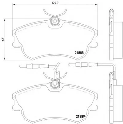 Комплект тормозных колодок, дисковый тормоз HELLA купить
