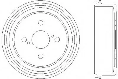 Тормозной барабан HELLA купить