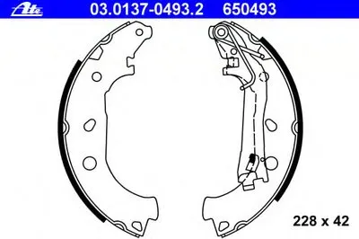 Комплект тормозных колодок ATE купить