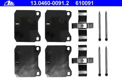 Комплектующие, колодки дискового тормоза ATE купить